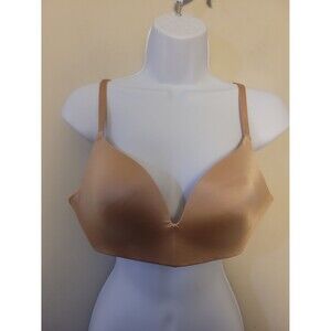 New Soma Tan Wireless Push-up Bra Sz 38B